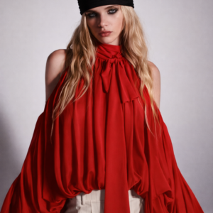 Blusa globo de manga larga Teodora