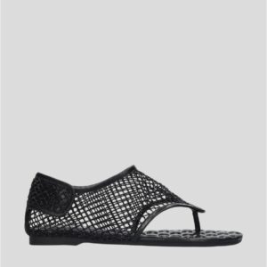 Las sandalias planas con brillo Ruby de Lola Cruz