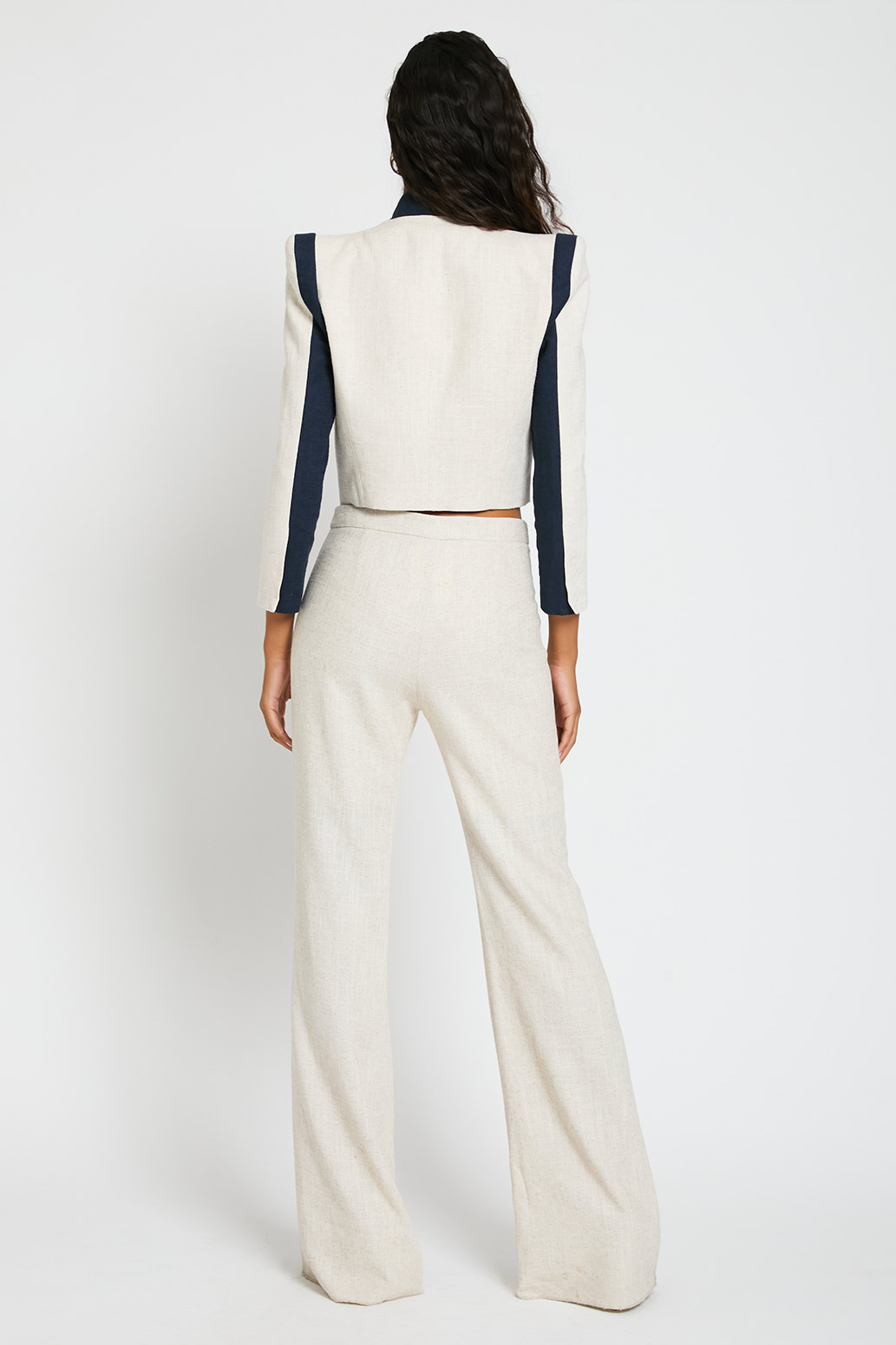 Pantalón sastre pata recta de lino2 Pantalón sastre pata recta de lino