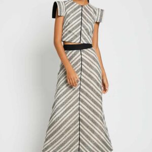 Top GUIPUR de maya trenzada con detalles en los hombros