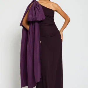 Vestido asimétrico lazo Charlina.