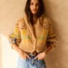 Cardigan multicolor ivory mesdemoiselles Paris