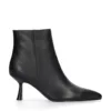 botin negro en piel