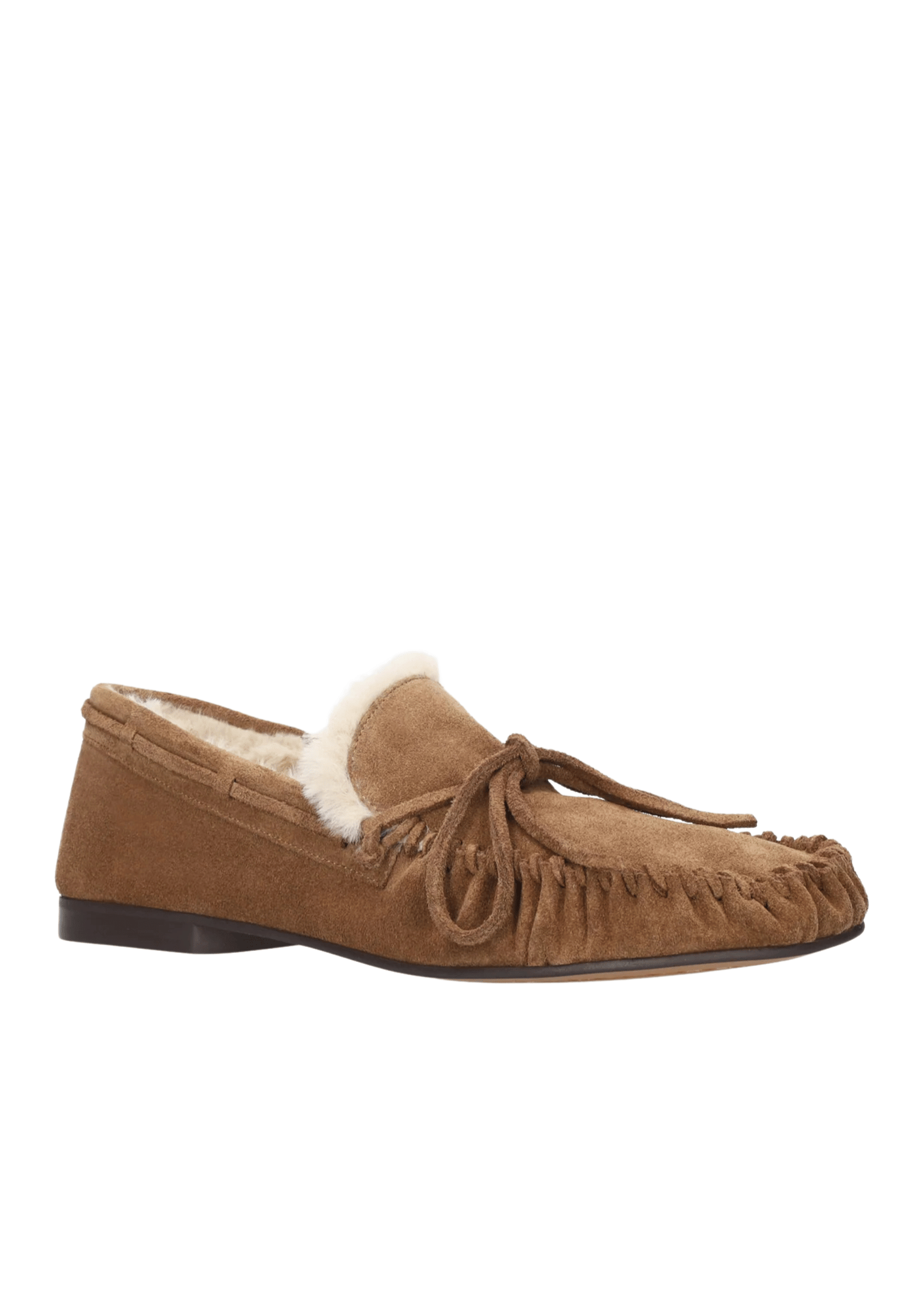 Mocasines de herraje con forro de pelo Mocasines de herraje con forro de pelo