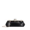 Bolso clutch Clarisse negro con efecto craqueado | TOSCABLU