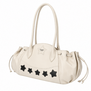 Bolso de mano Stella de piel suave blanco | TOSCABLU