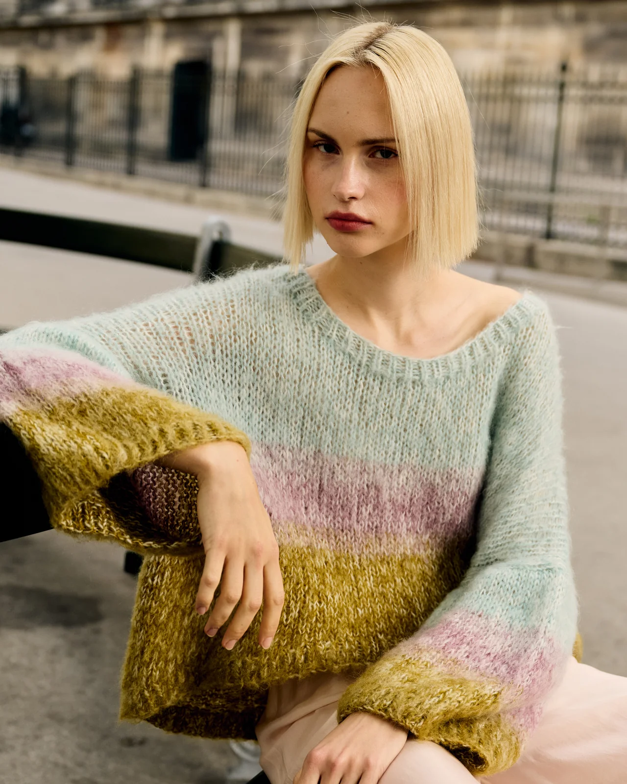 Jersey over multicolor Watty | MESDEMOISELLES PARIS 6.jpg Jersey over multicolor Watty | MESDEMOISELLES PARIS