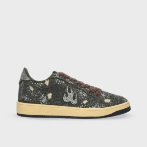 Zapatillas Gamin Strass Brave verde militar