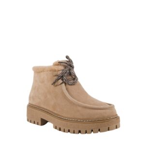 Botas Trench de ante en crema | BIBI LOU