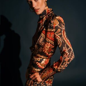 Falda Nona estampada | COLOUR NUDE