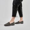 Mocasines Adele negros con cristales | TOSCABLU